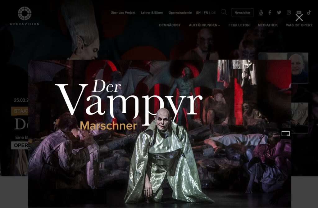 Der Vampyr Regie Ersan Mondtag Musikalische Leitung Stephan Zilias Staatsoper Hannover